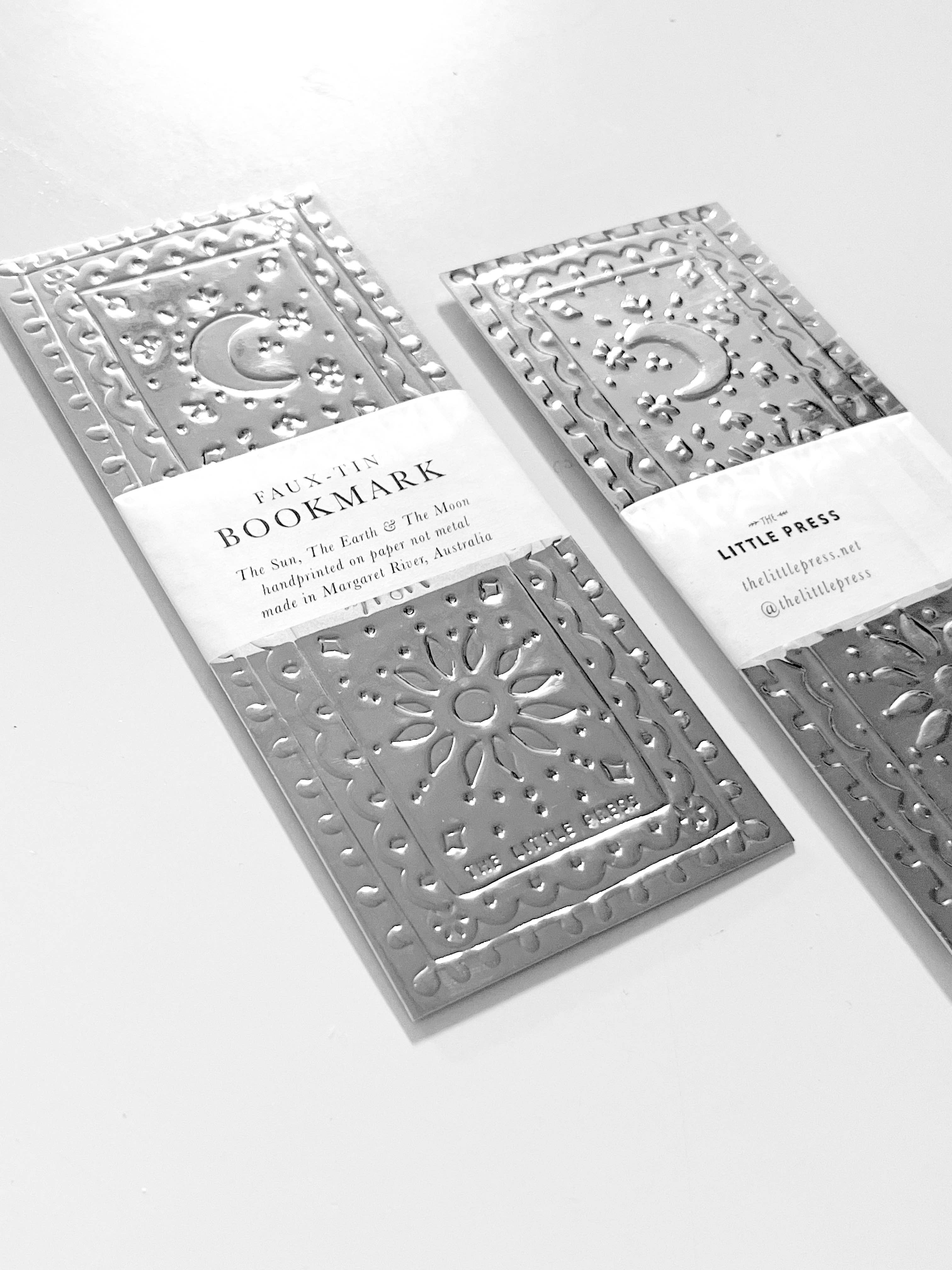 Bookmark - Faux-Tin - Silver
