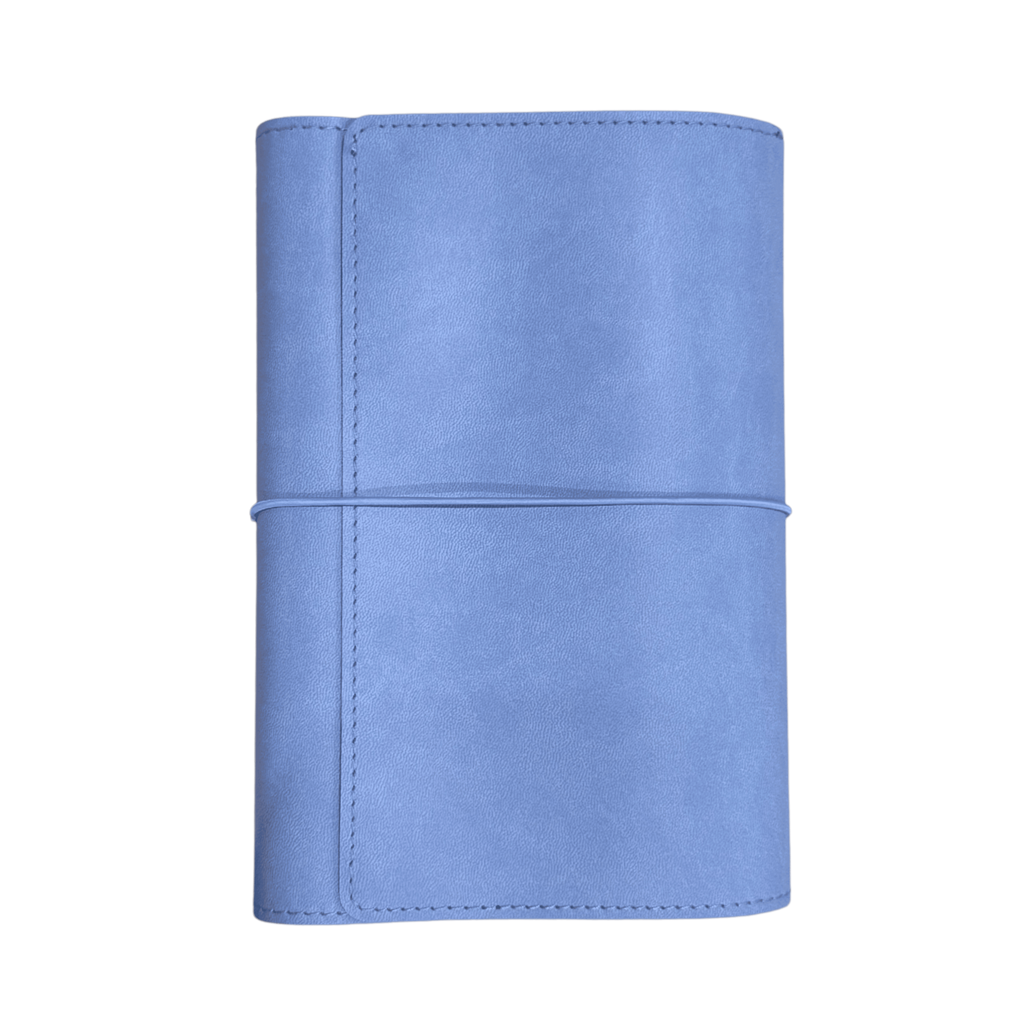 Refillable Notebook Folio > Periwinkle Blue Trifold