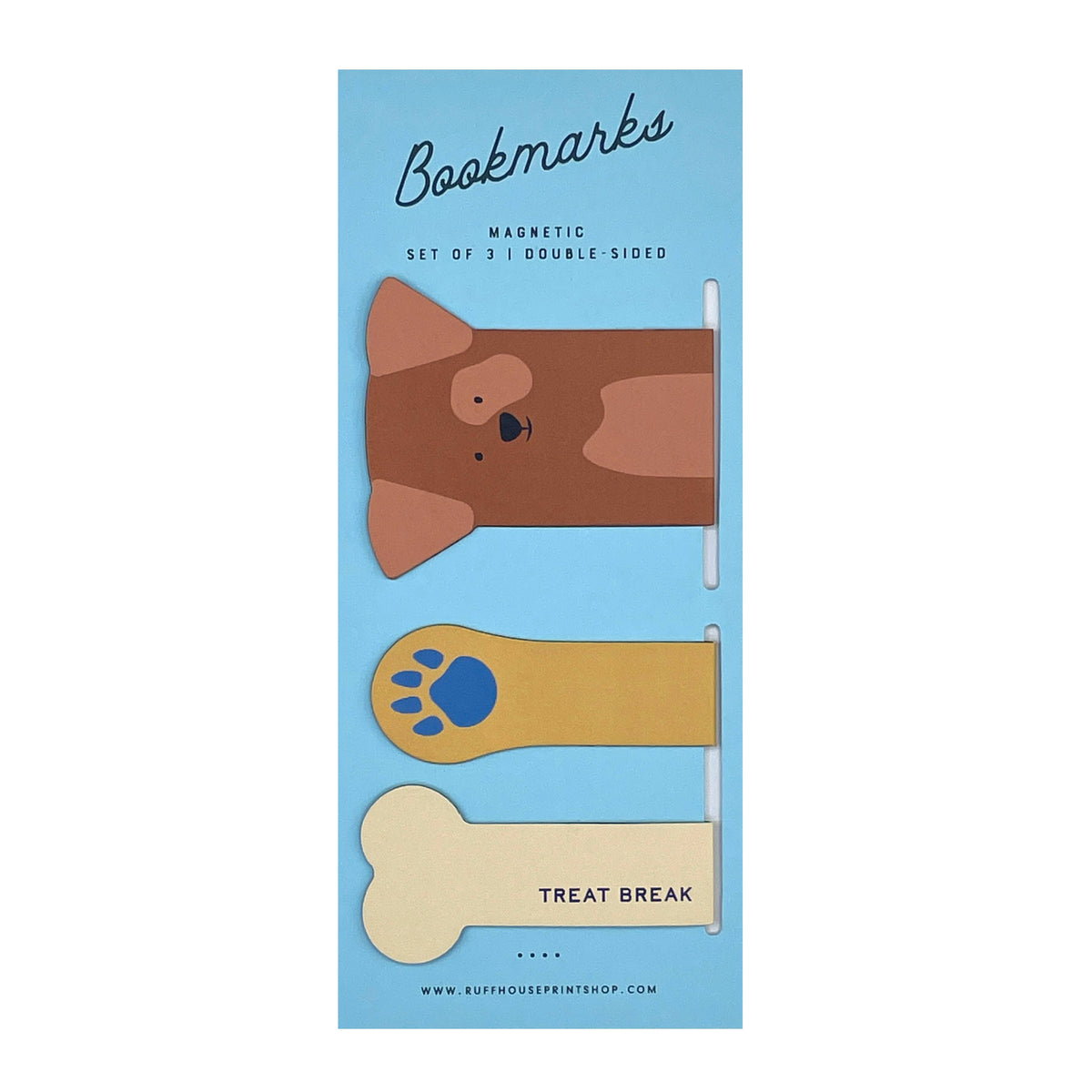 Dog Magnetic Bookmark Set