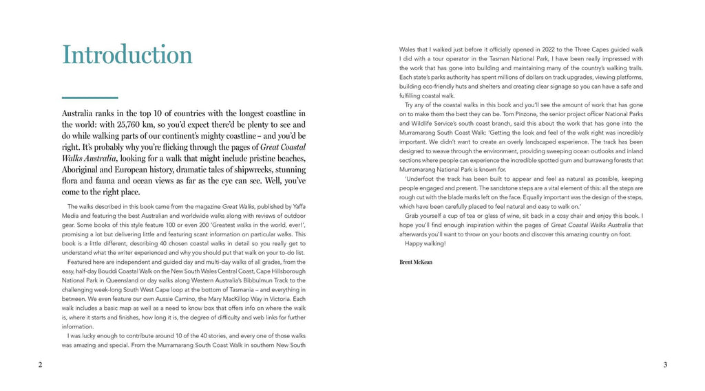 Great Coastal Walks Australia Hardcover