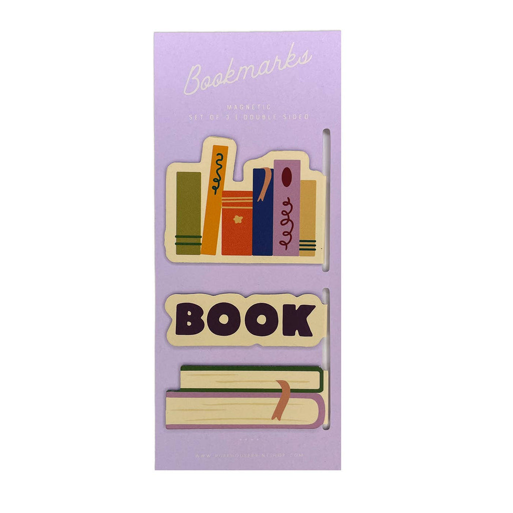 Book Shelf Reading Magnetic Bookmark Set