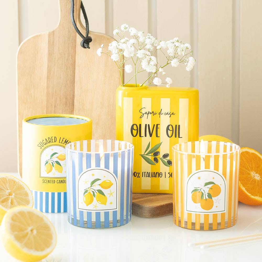 Olive Oil Tin Shaped Ceramic Flower Vase