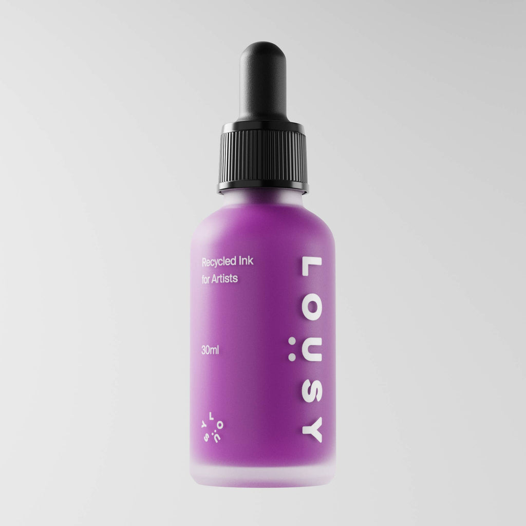 Lousy Ink — 30ml Recycled Artist Ink Colours: Indigo — 30ml