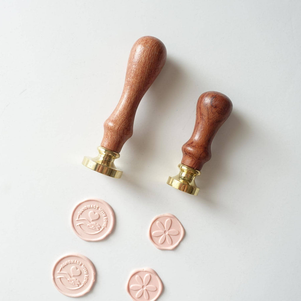 Handle for Wax Seal Stamps: Classic Wood