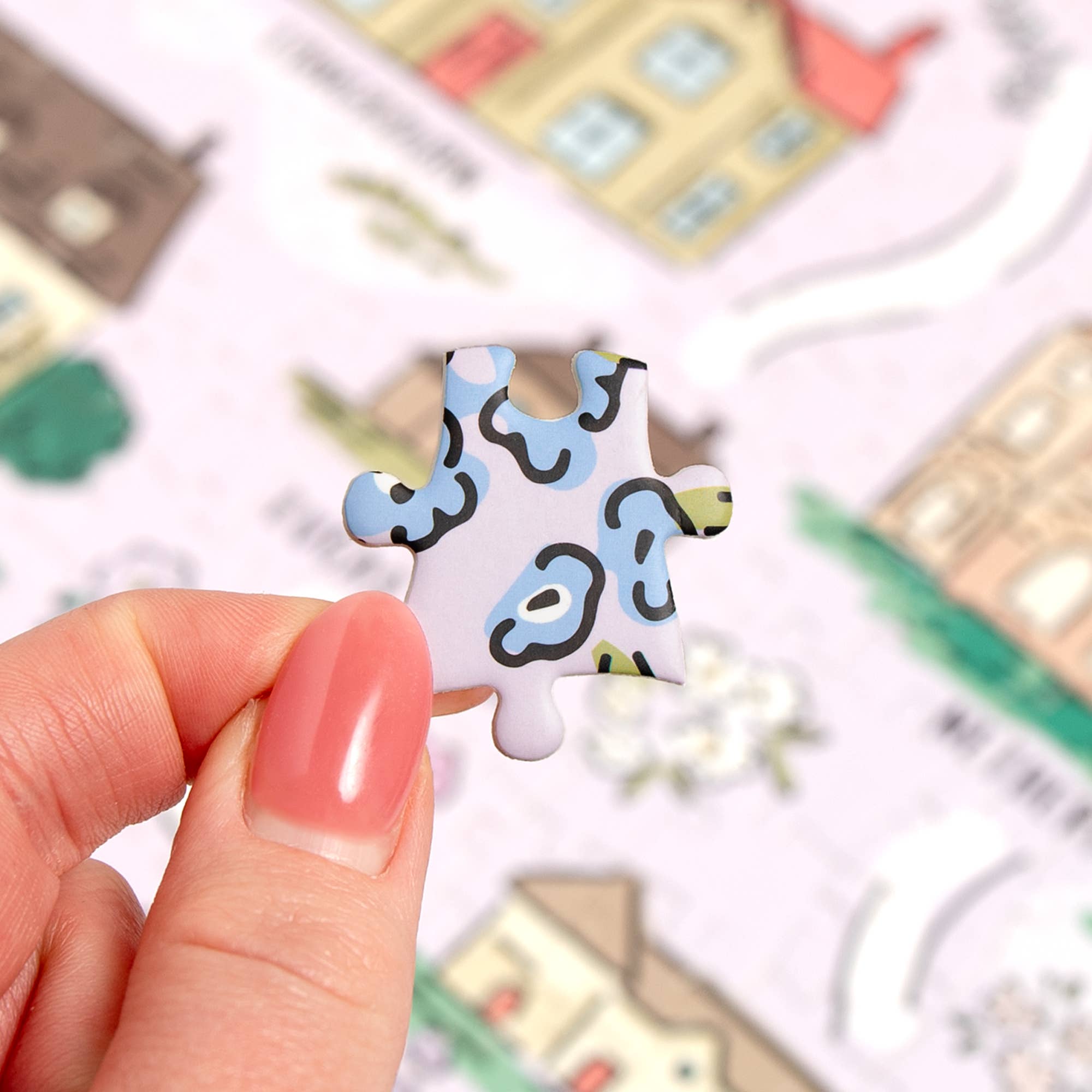 Pride and Prejudice Map - 500 Piece Jigsaw Puzzle