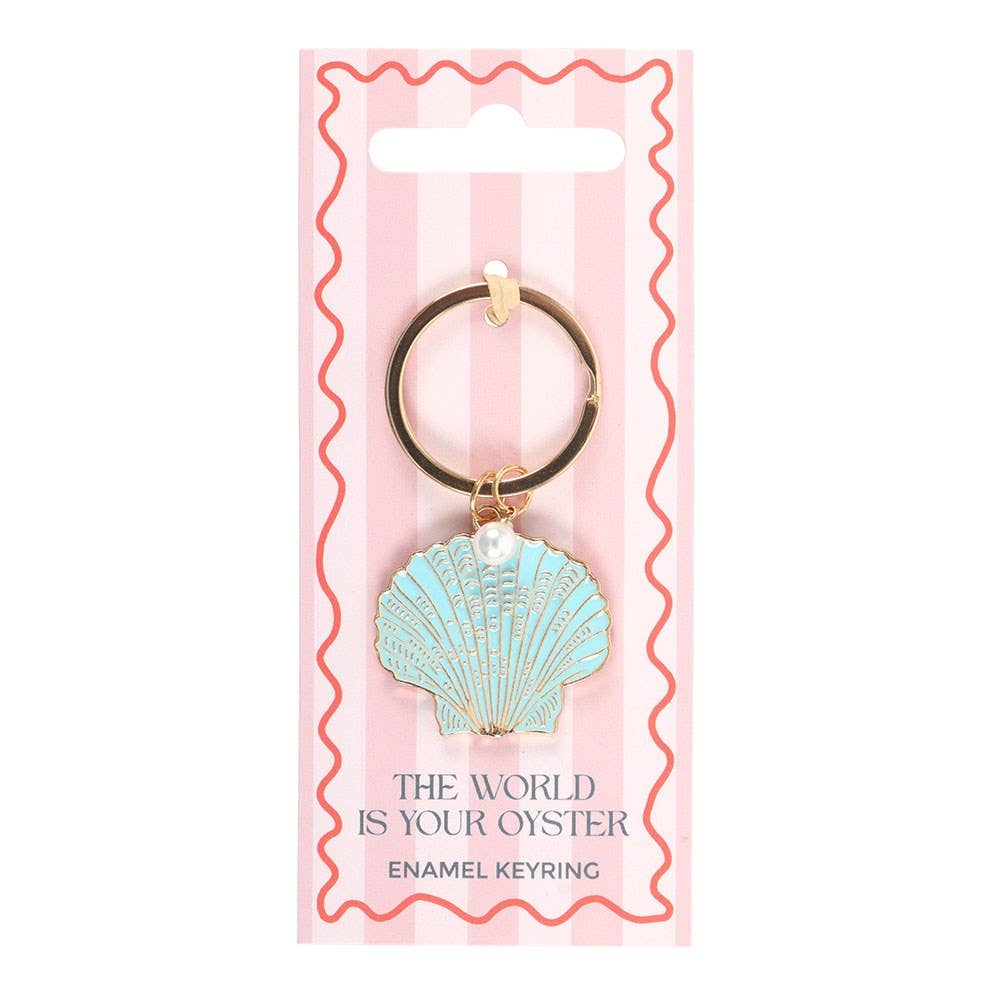 The World is Your Oyster Keyring
