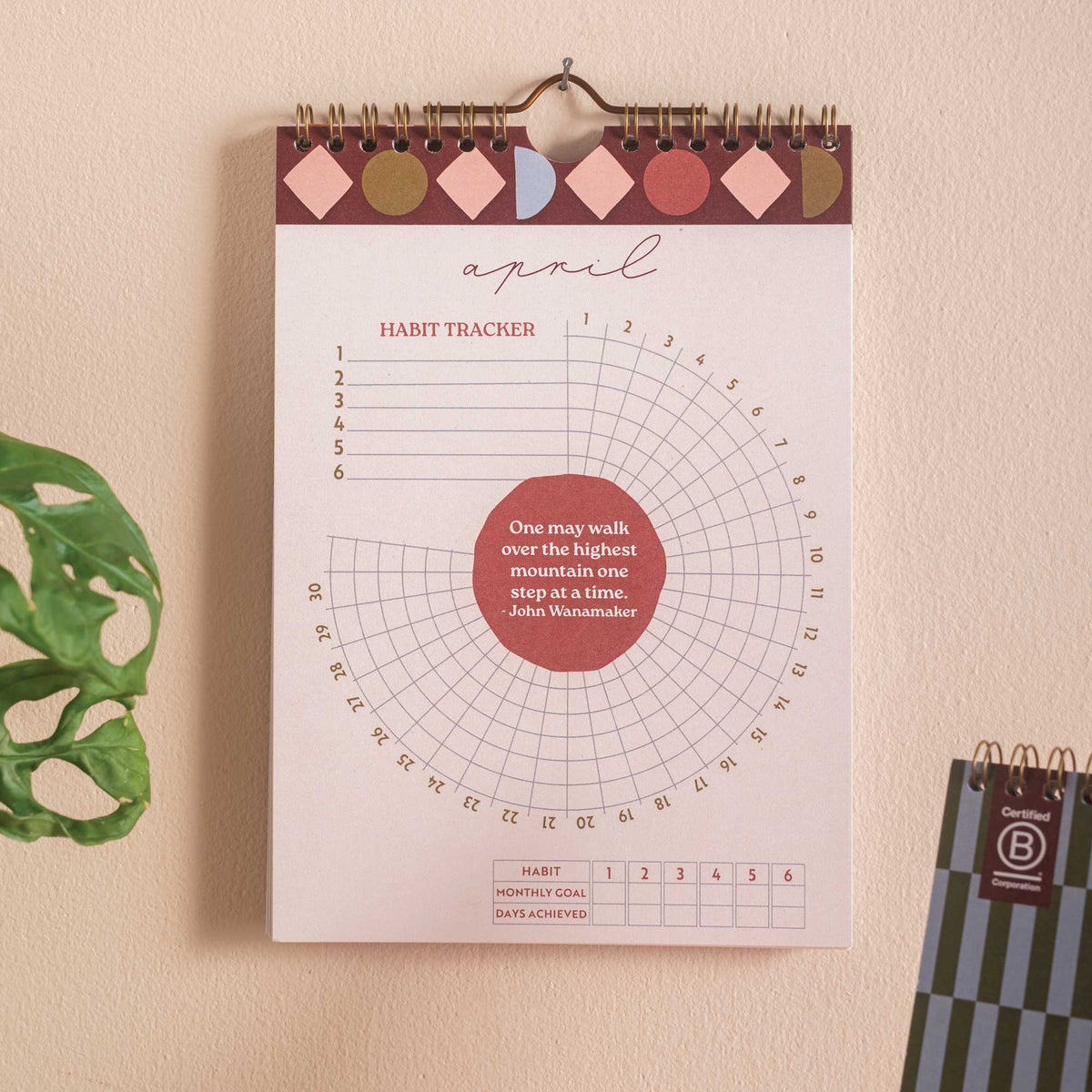 Habit Tracker | 12 Month | Boho Nouveau