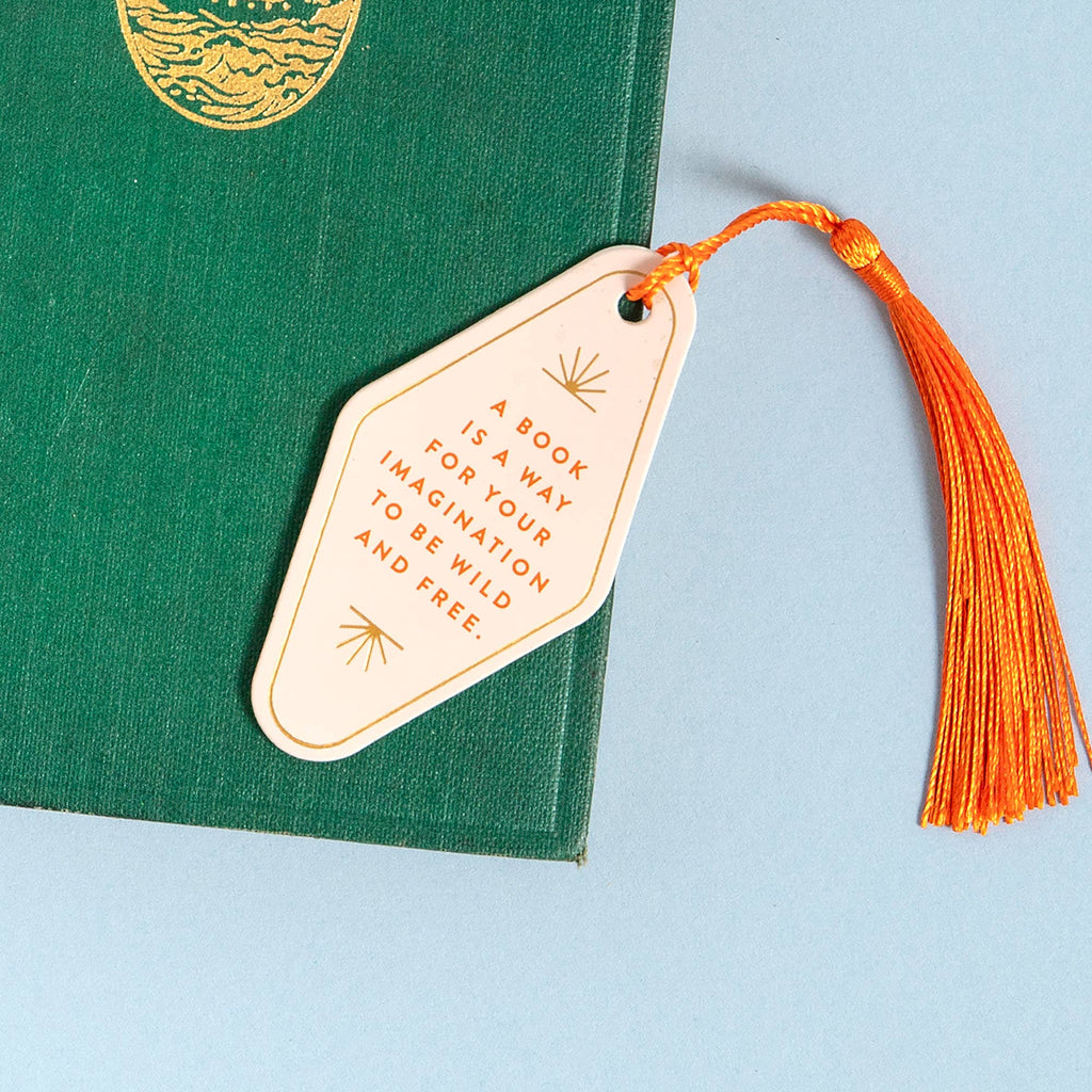 Your Imagination Anything But Weak Vegan Leather Bookmark Leather Bookmark