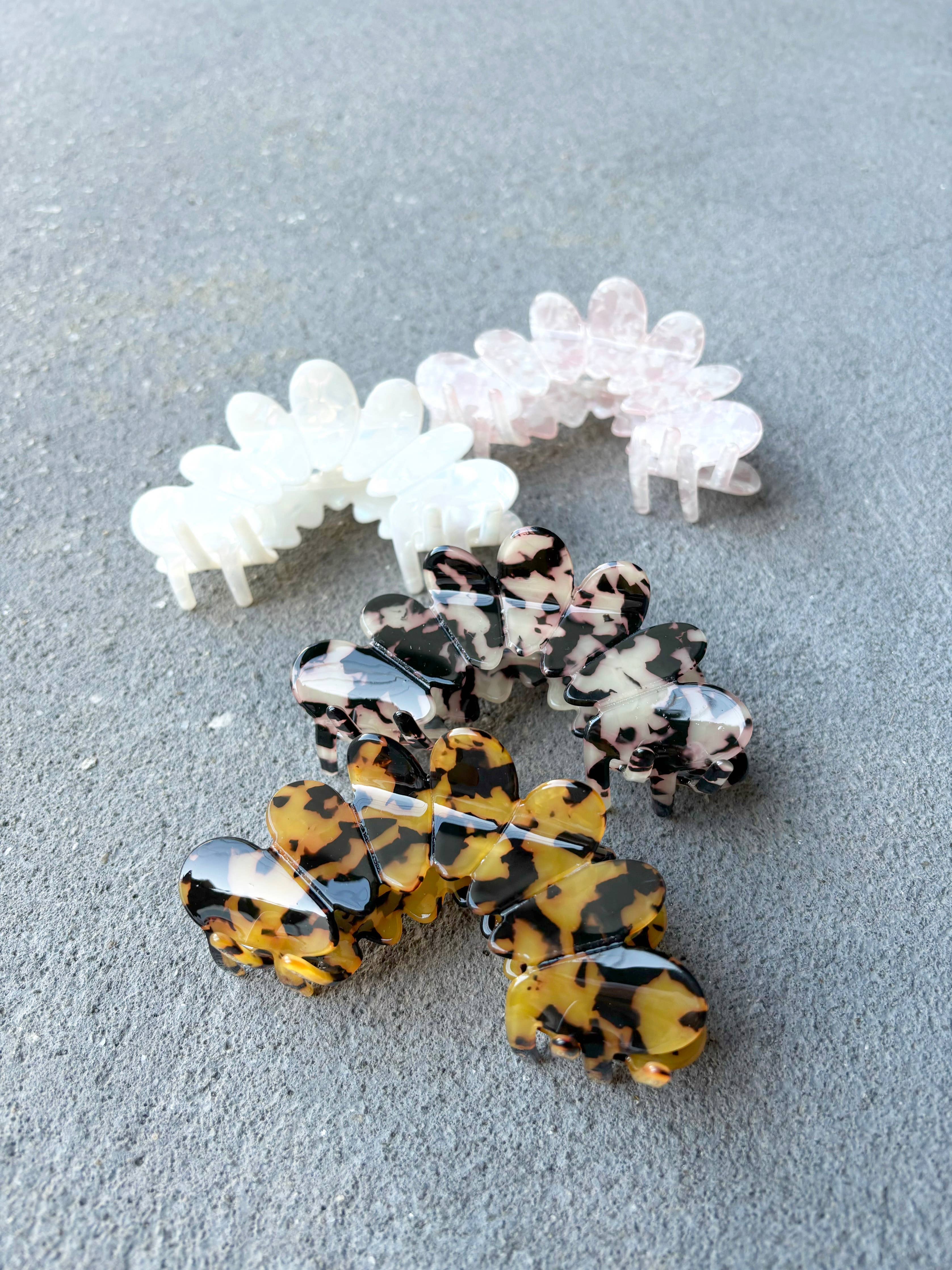 Bubble Hair Claw Clips (4col)