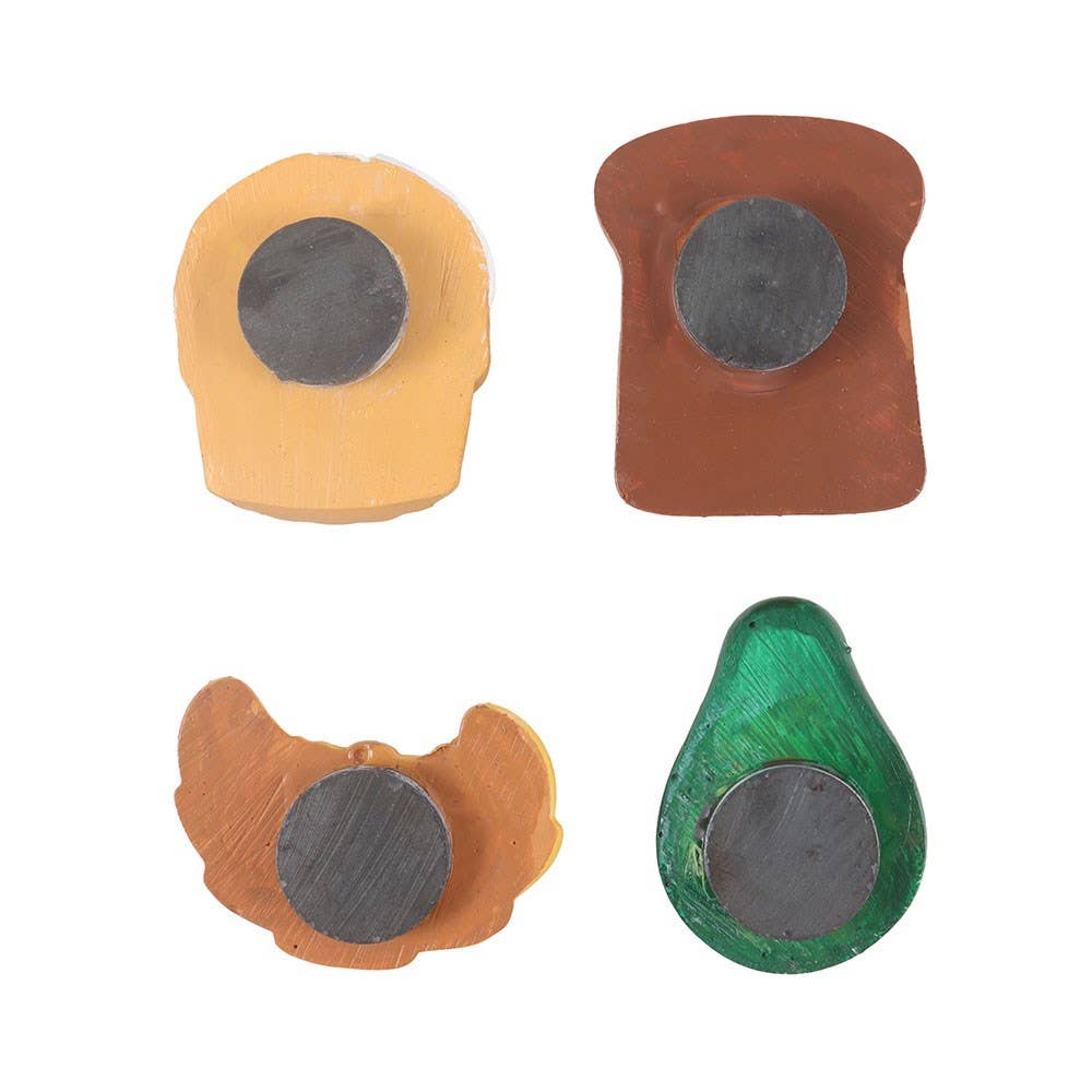 Brunch Club Set of 4 Fridge Magnet