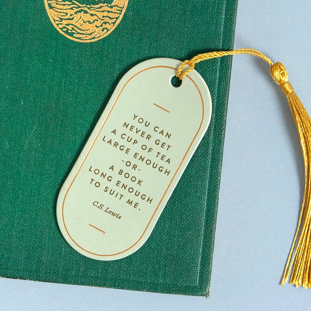 Cup Of Tea Anything But Weak Vegan Leather Bookmark Leather Bookmark