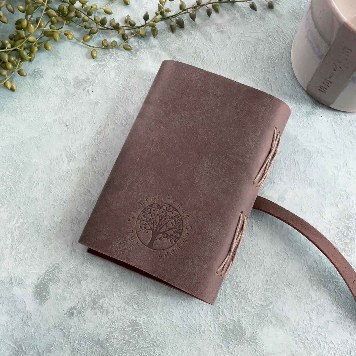 A6 Handmade Leather Notebook in Gift B'/
