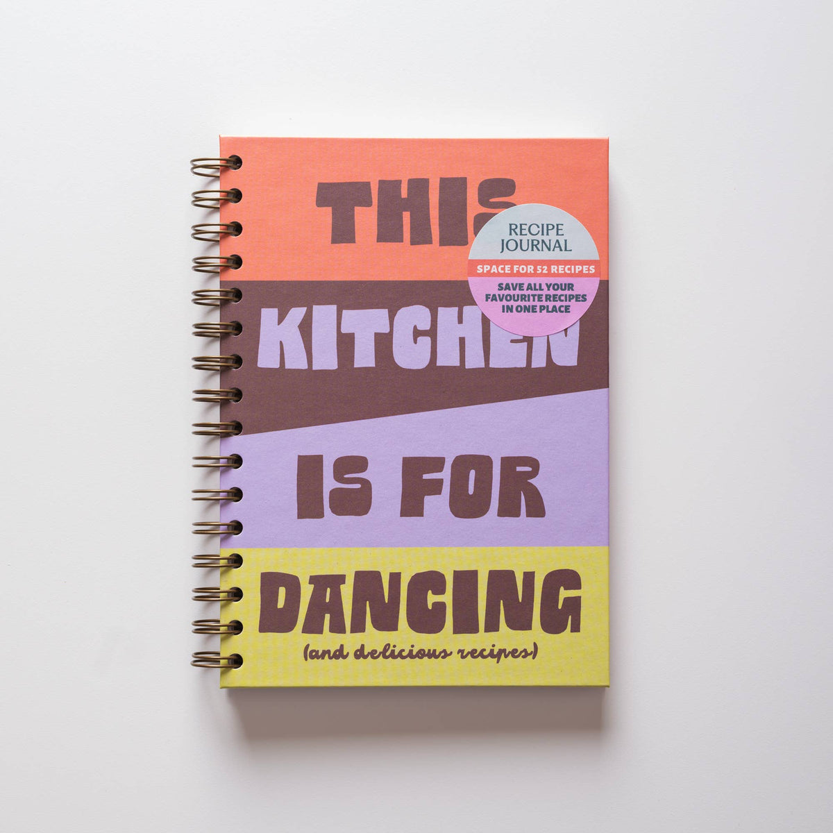 Recipe Book Journal A5 | Hardback | Kitchen Dancing