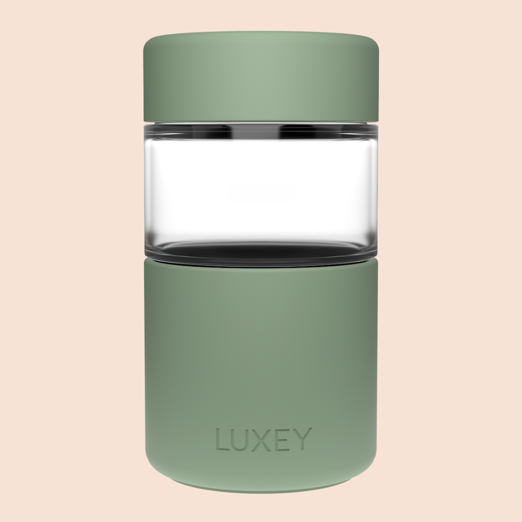 ORIGINAL -  Reusable Glass Coffee Cup 12oz