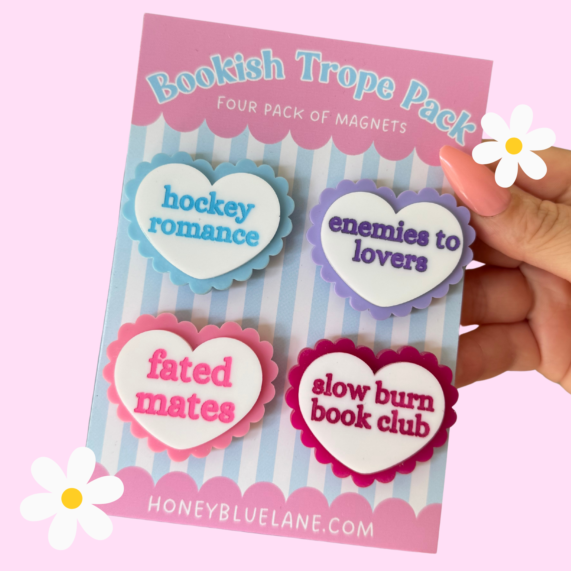 Bookish Trope Magnet Pack