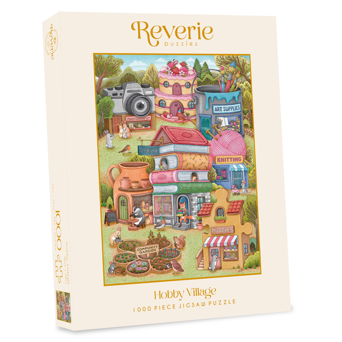 Hobby Village Jigsaw Puzzle (1000 Pieces)