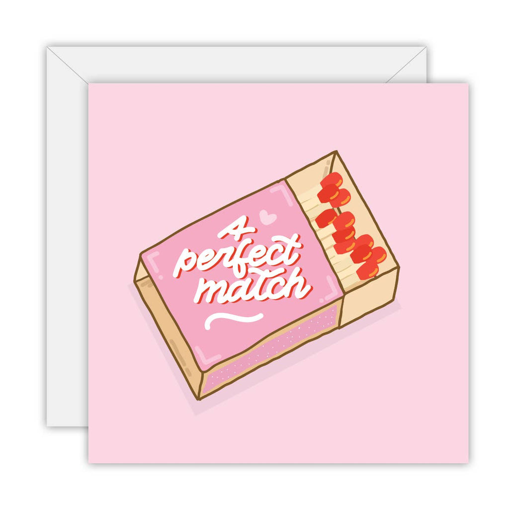A Perfect Match - Greeting Card: Rectange