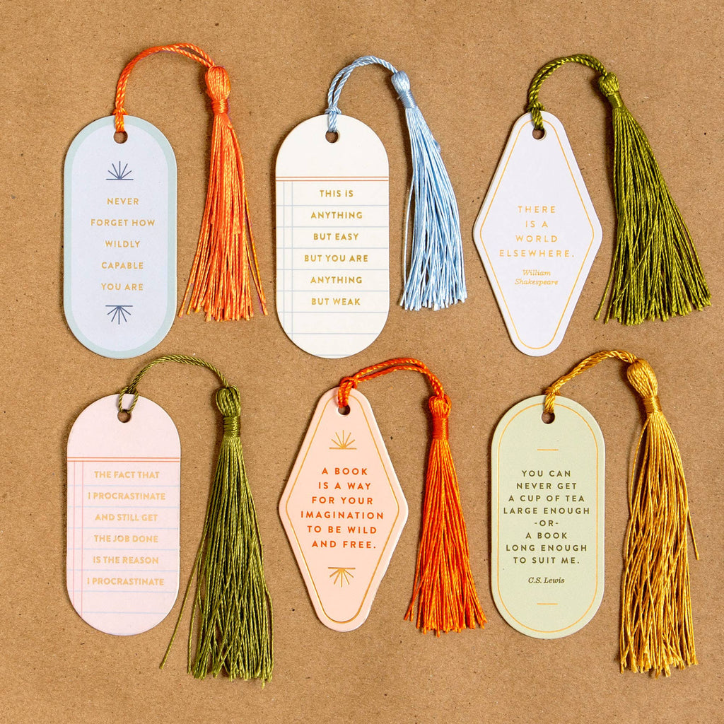 Cup Of Tea Anything But Weak Vegan Leather Bookmark Leather Bookmark
