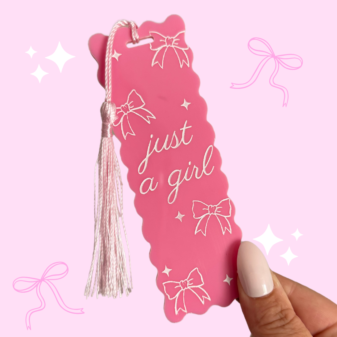 Just A Girl Book Mark
