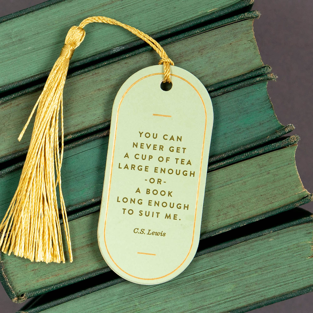 Cup Of Tea Anything But Weak Vegan Leather Bookmark Leather Bookmark