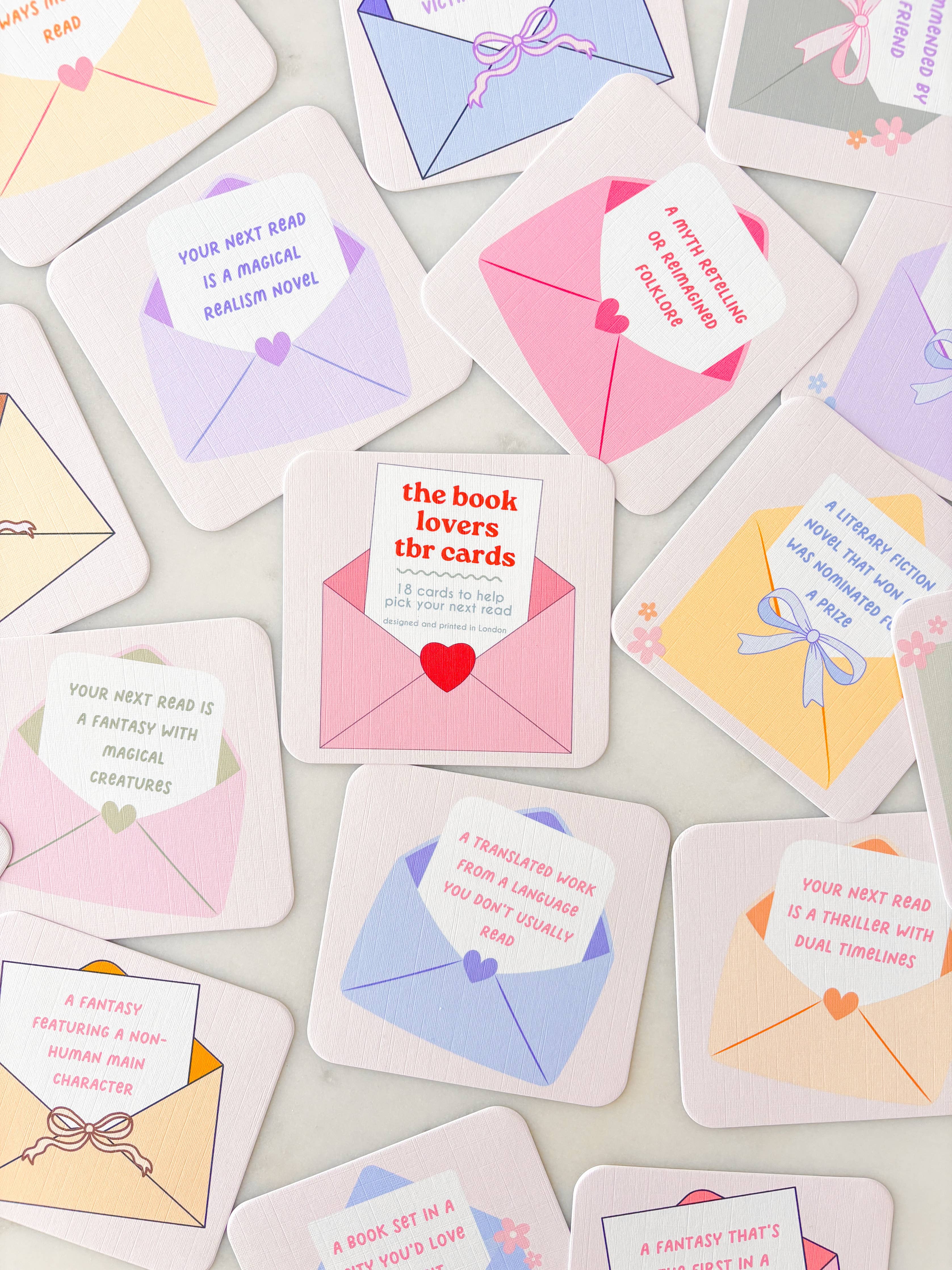 Book Lovers TBR Cards