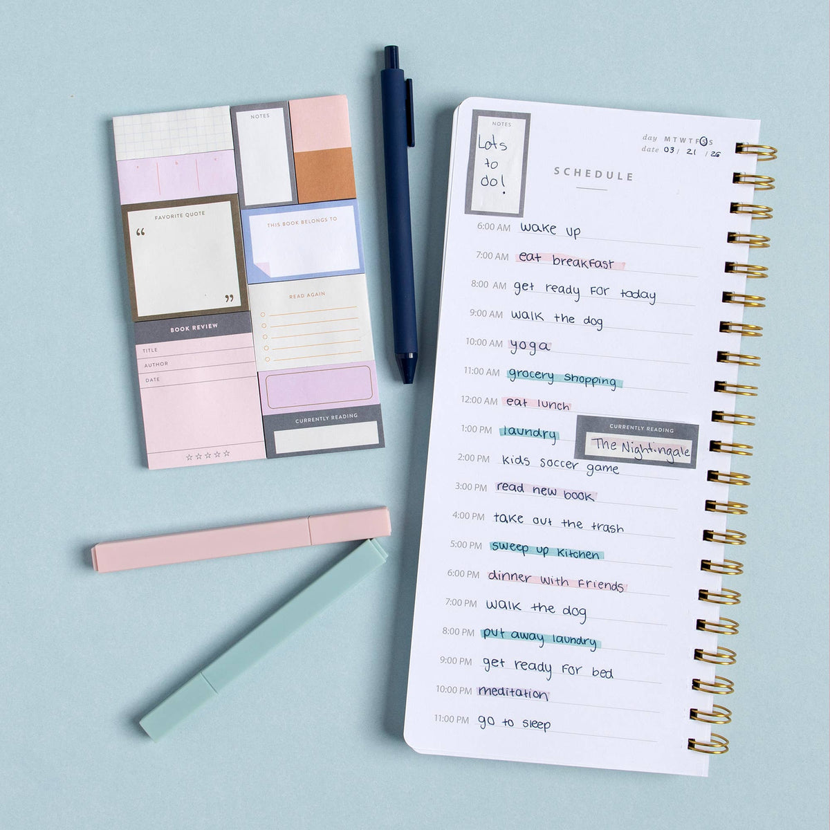 Sticky Note Notepads - Set of 10 Reader Edition