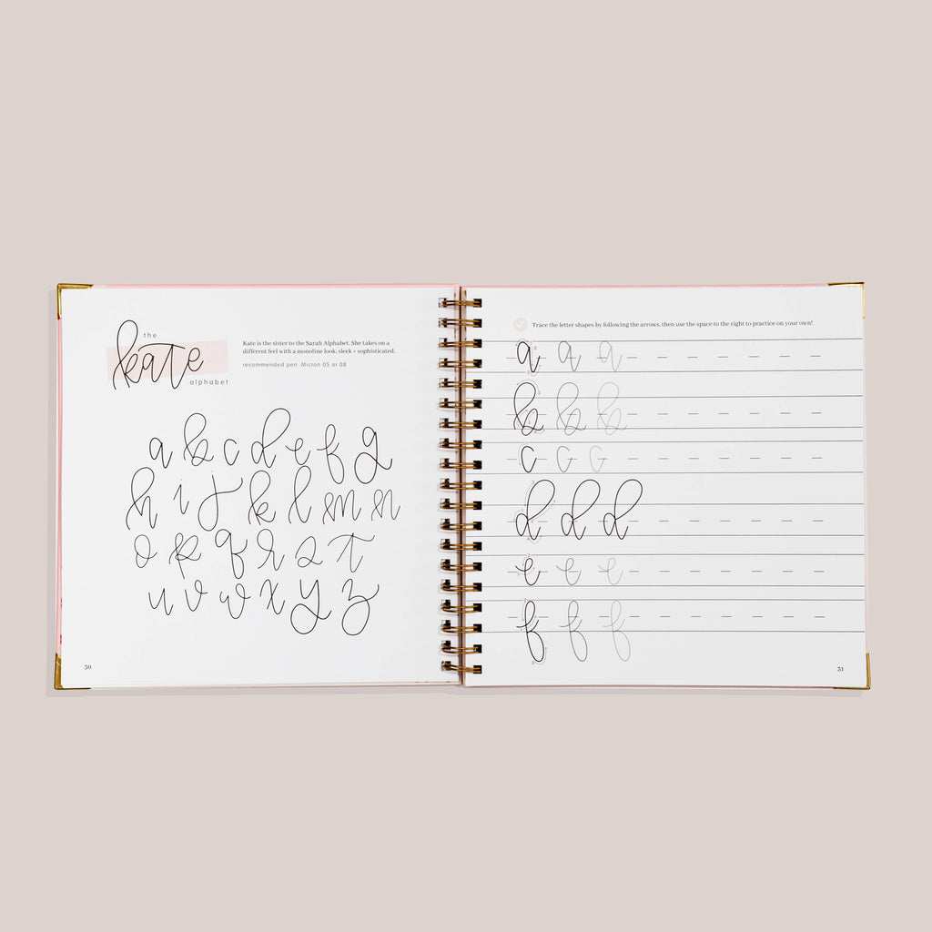 Modern Calligraphy: A Calligraphy Practice Workbook