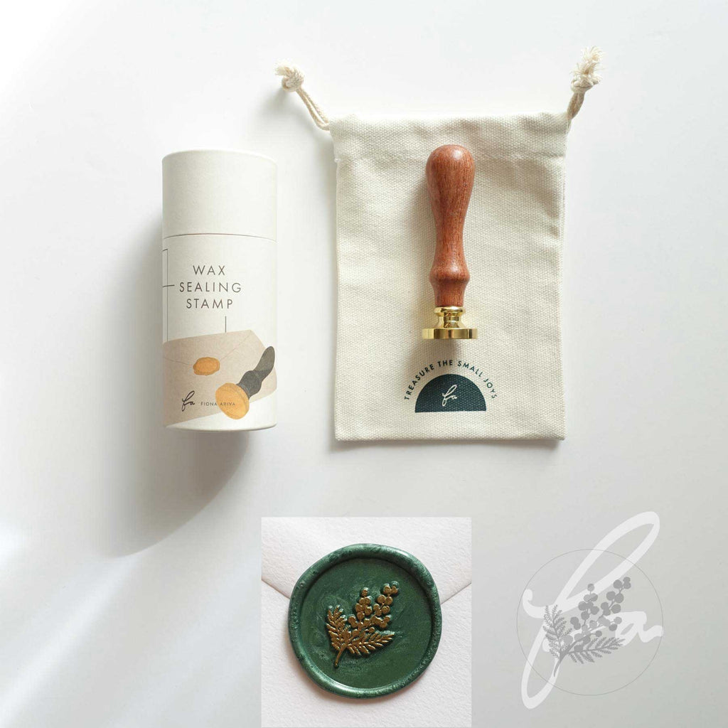 Wattle wax seal - Stamp head only