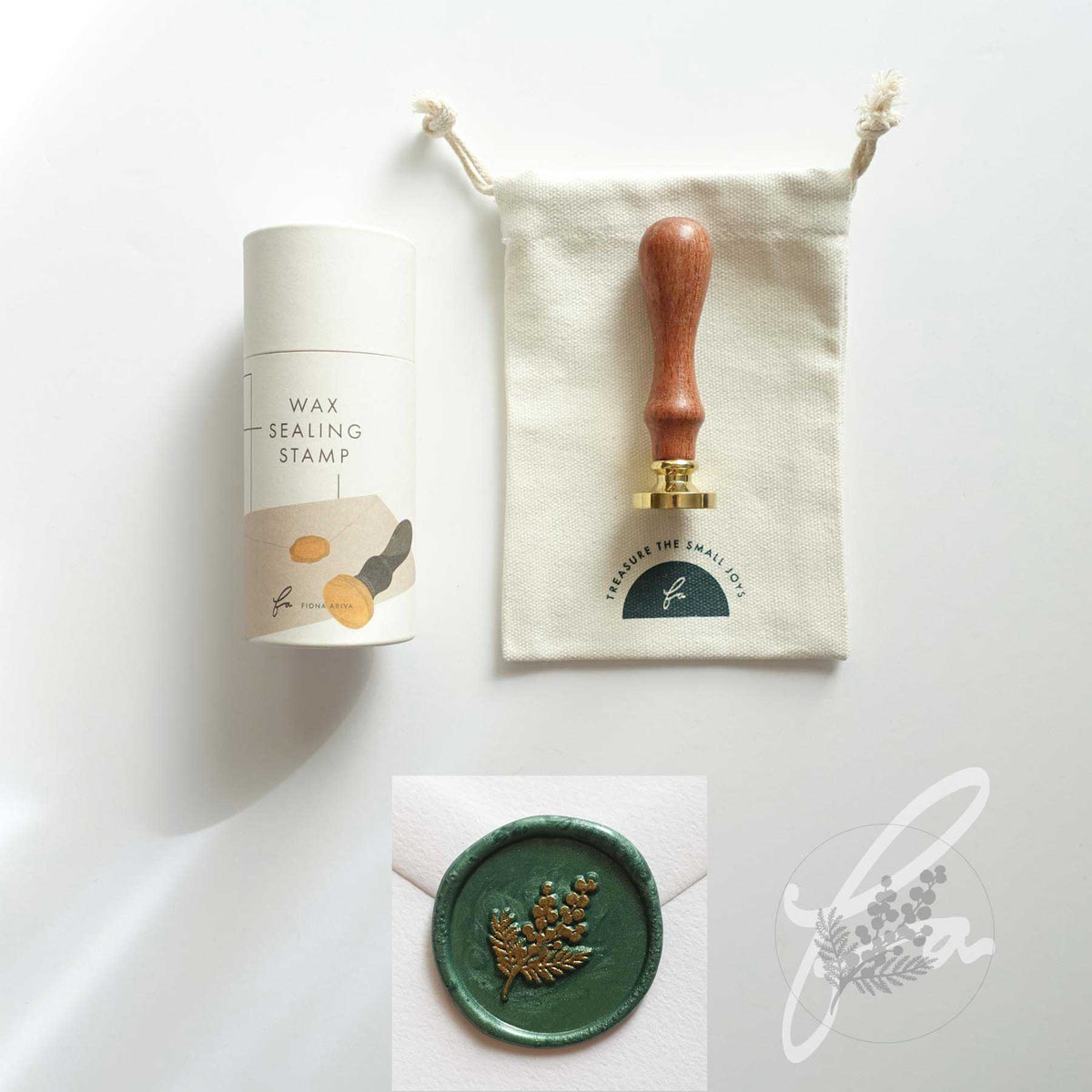 Wattle wax seal - Stamp head only