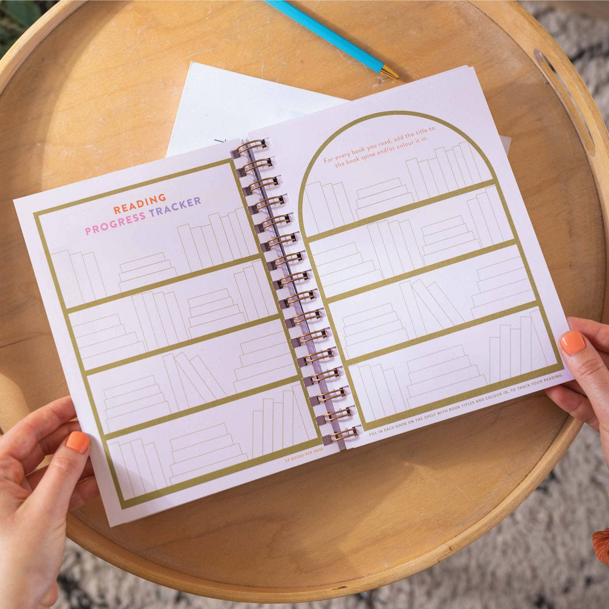 Reading Journal A5 | Deckchair Stripe | Hardcover