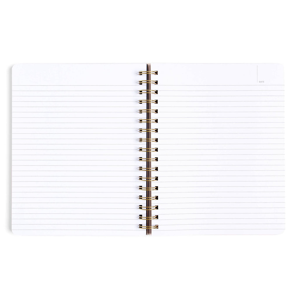Highly Caffeinated 7x9 Spiral Notebook