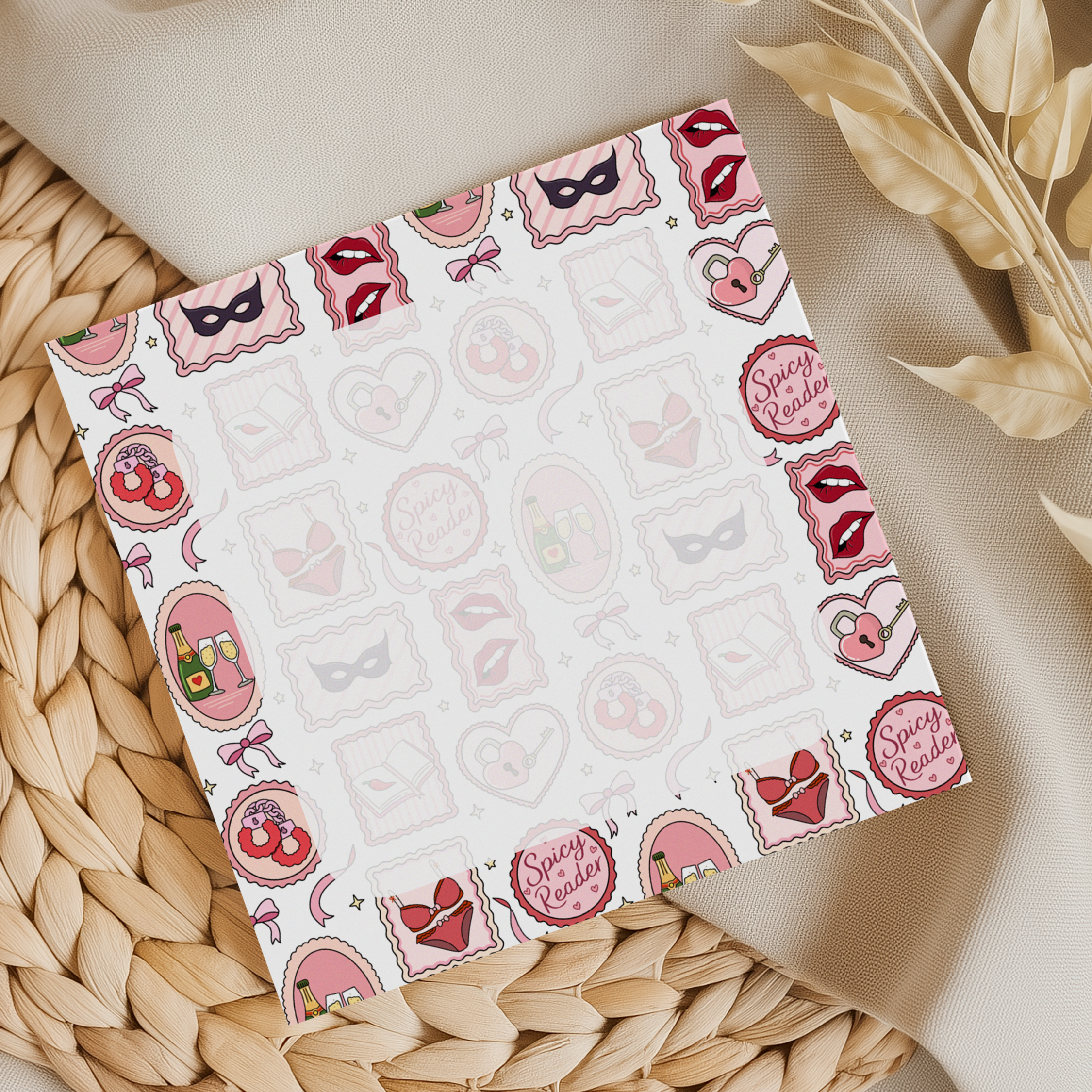 Spicy Reader Square Memo Pad