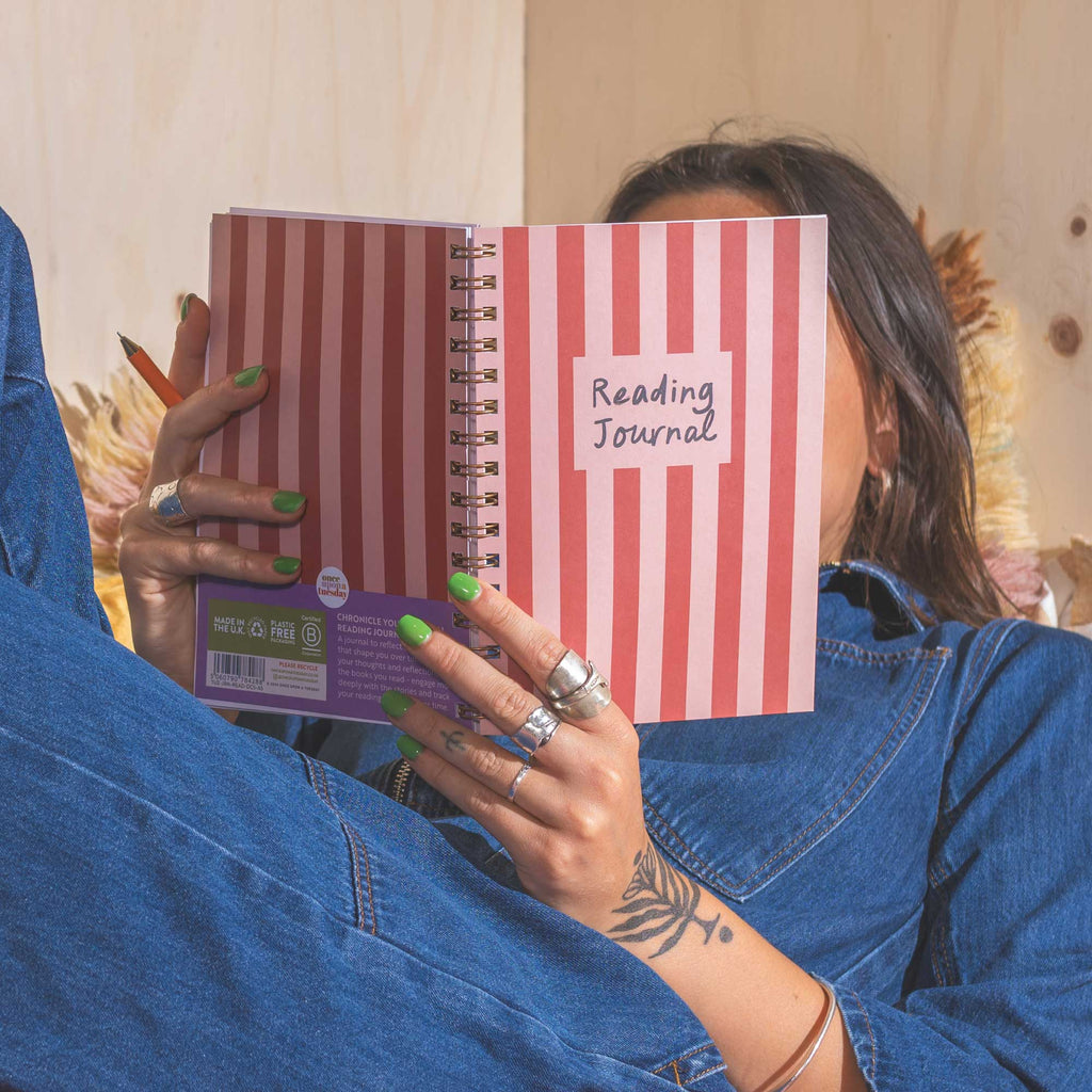 Reading Journal A5 | Deckchair Stripe | Hardcover