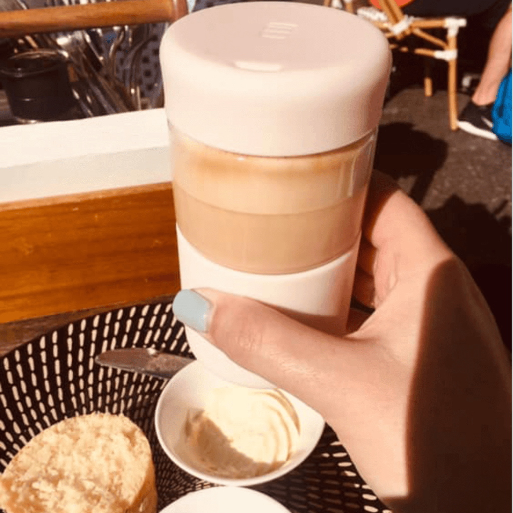 ORIGINAL -  Reusable Glass Coffee Cup 12oz