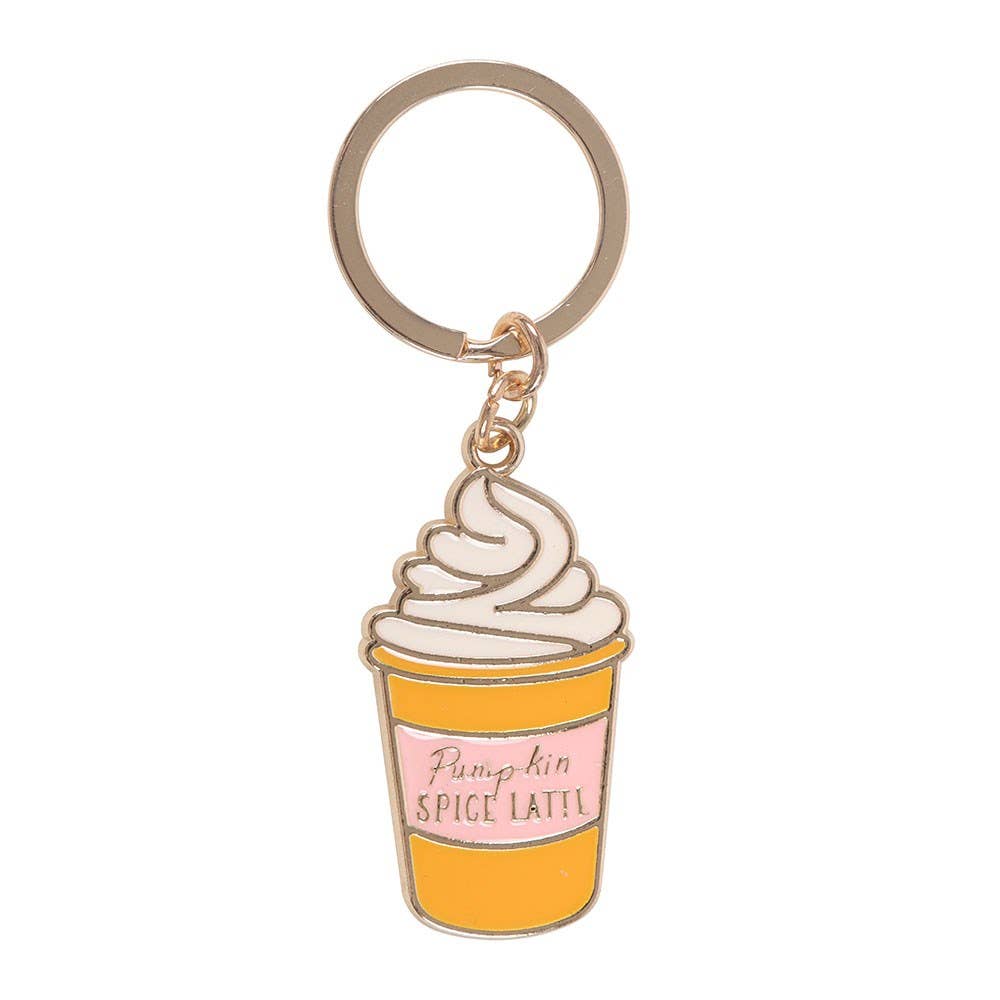 Pumpkin Spice Latte Keyring