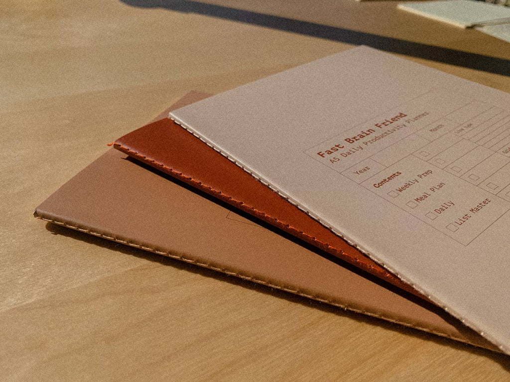Fast Brain Daily Productivity Planner- Single Notebook: Musk Stick