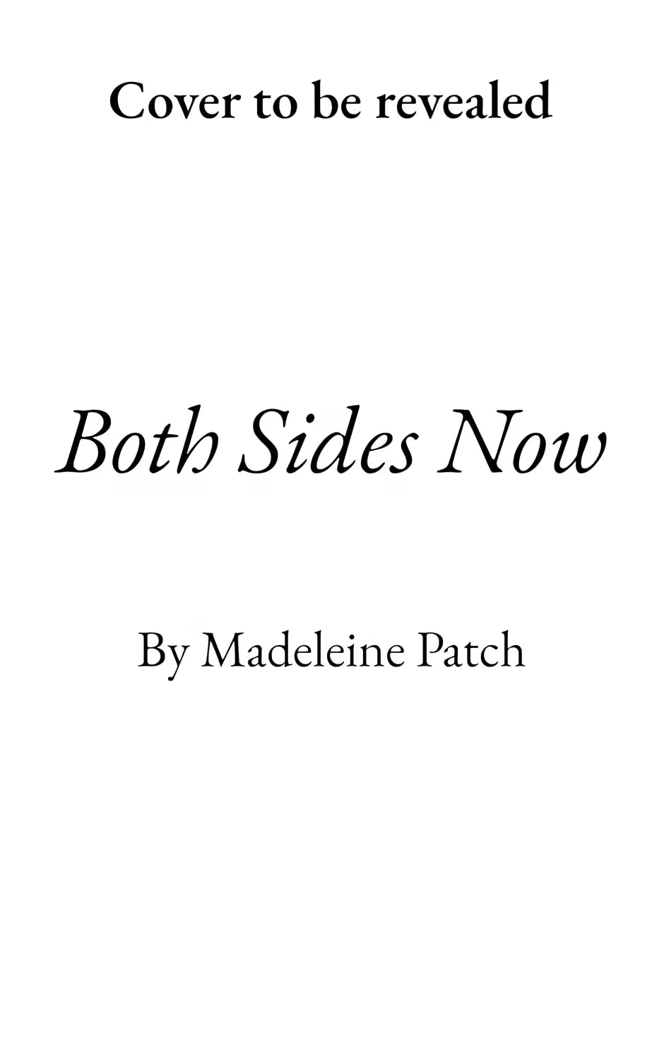 Both Sides Now PRE ORDER