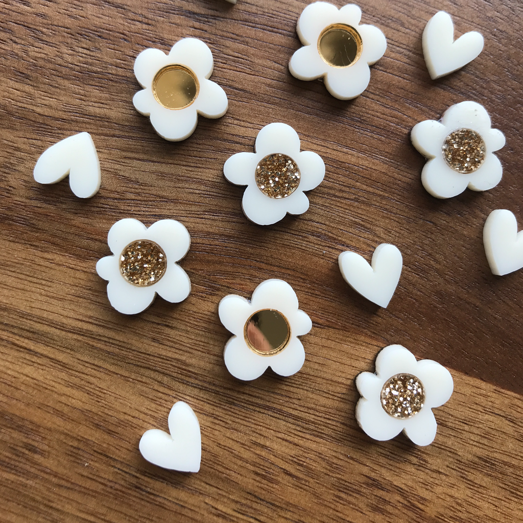Stud Pack Trio #3 | Cream + Gold