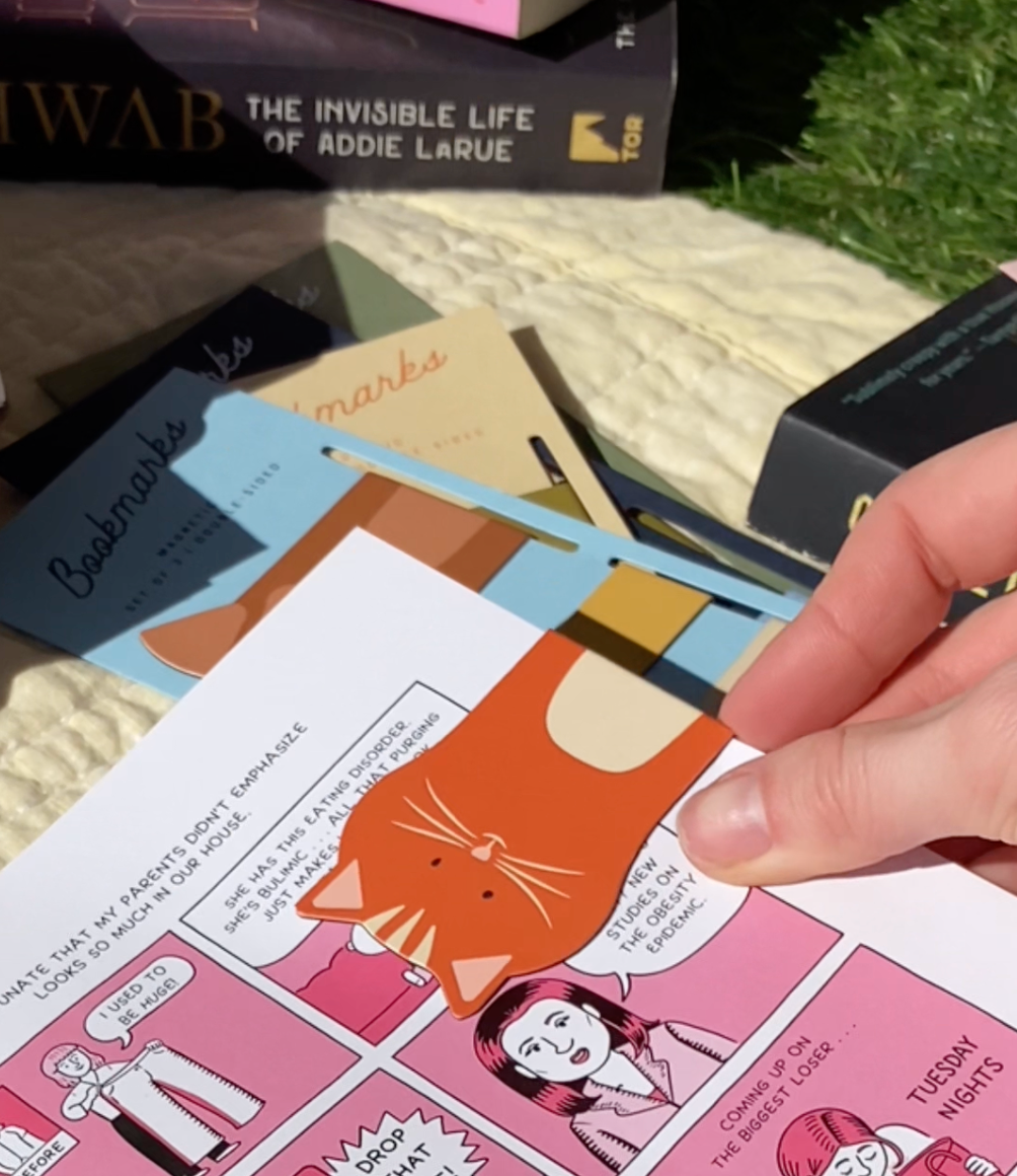 Cat Magnetic Bookmark Set