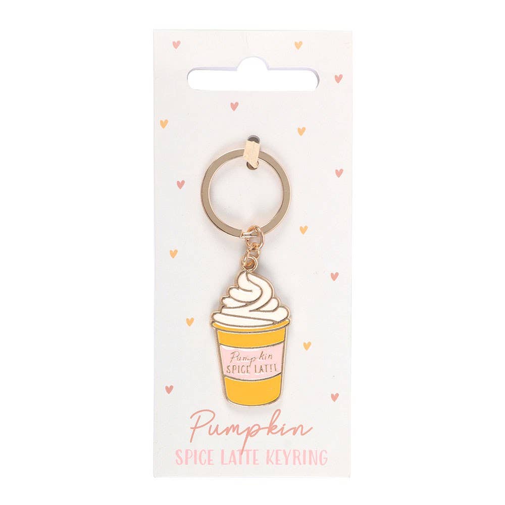 Pumpkin Spice Latte Keyring