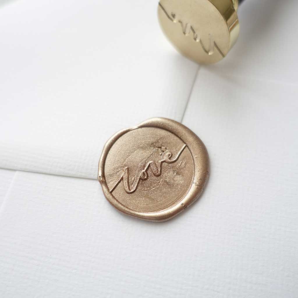 Love wax seal stamp, wax seal kit or stamp head: Wax Sealing Kit