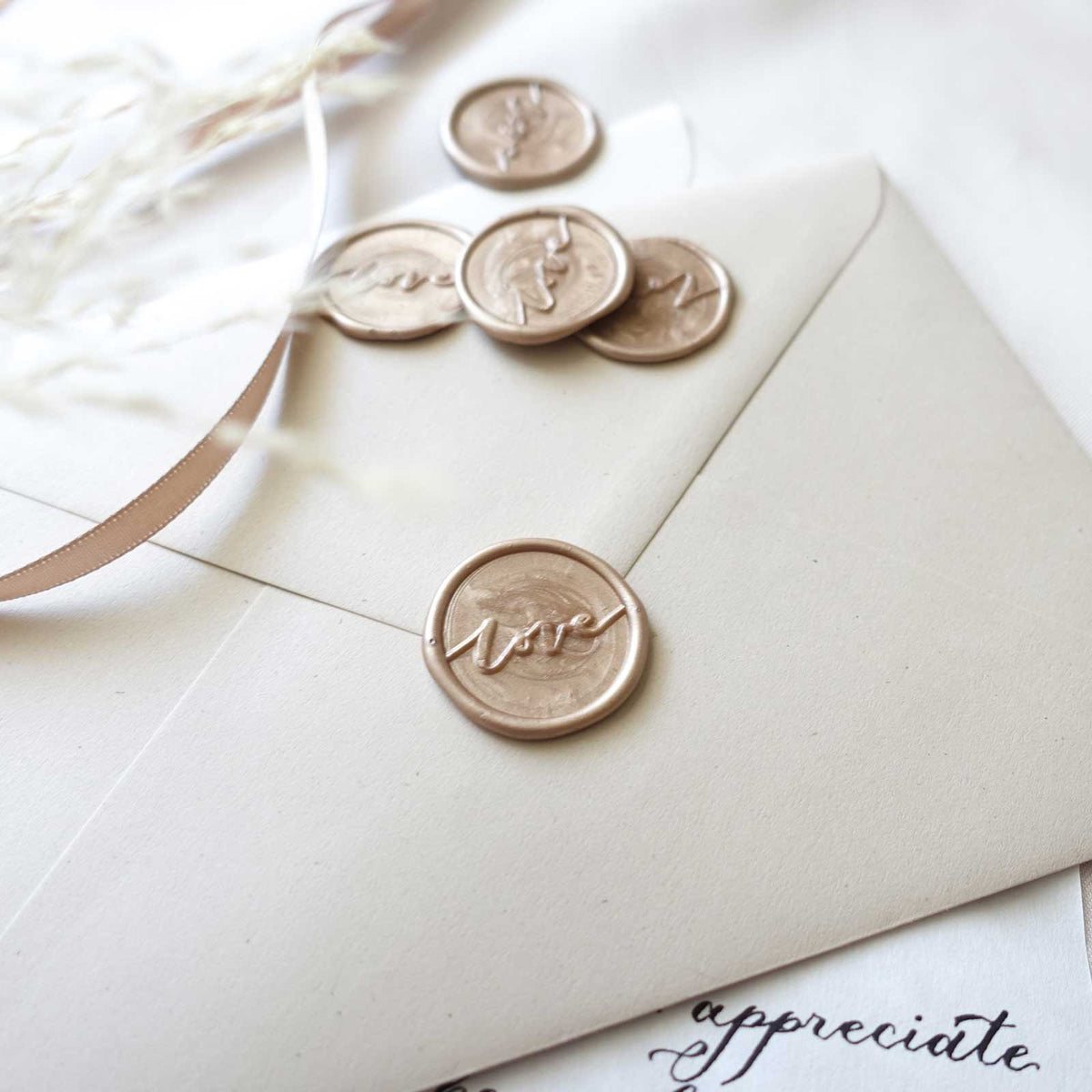 Love wax seal stamp, wax seal kit or stamp head: Wax Sealing Kit