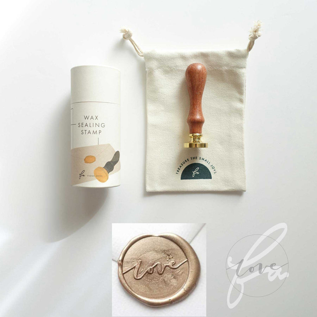 Love wax seal stamp, wax seal kit or stamp head: Wax Sealing Kit
