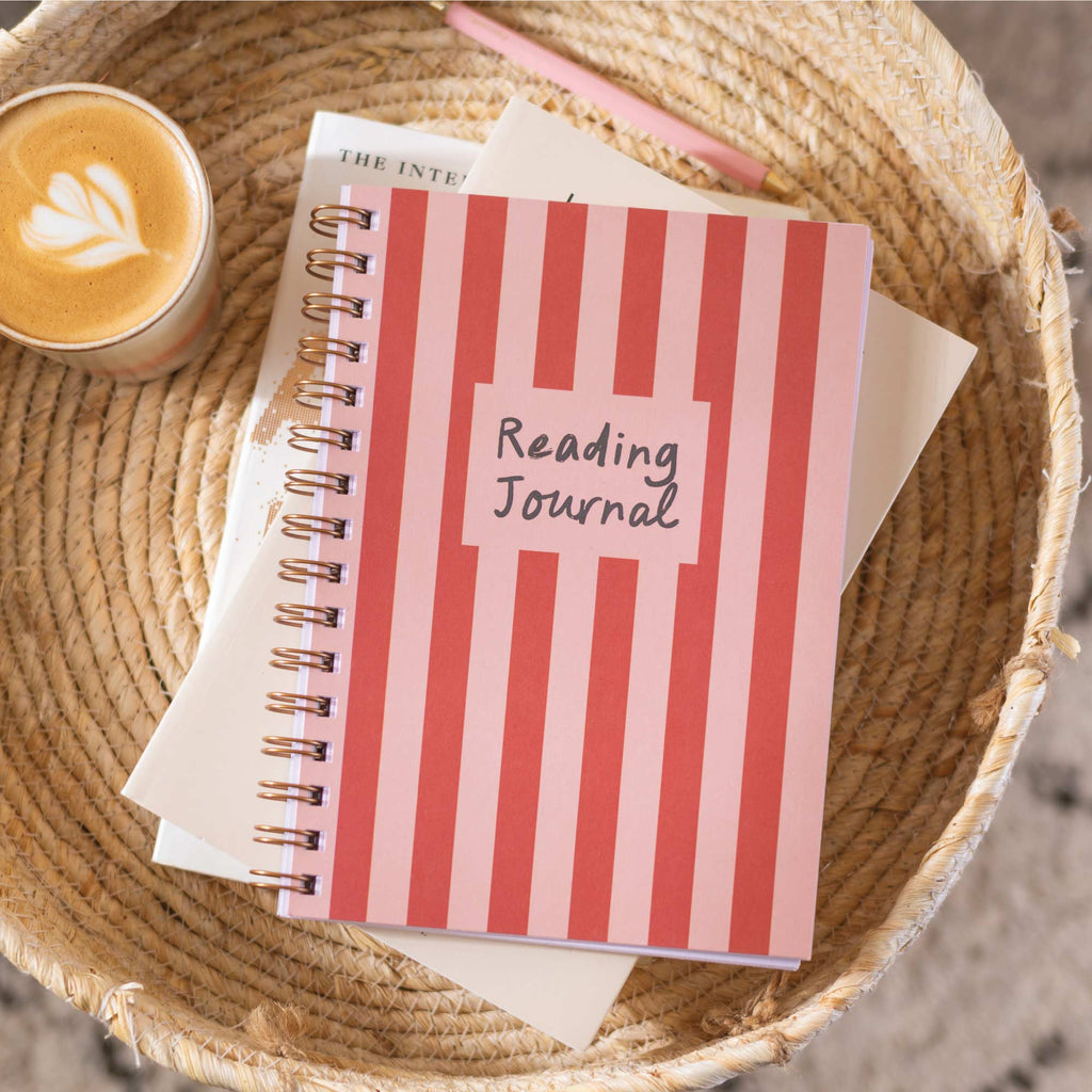 Reading Journal A5 | Deckchair Stripe | Hardcover