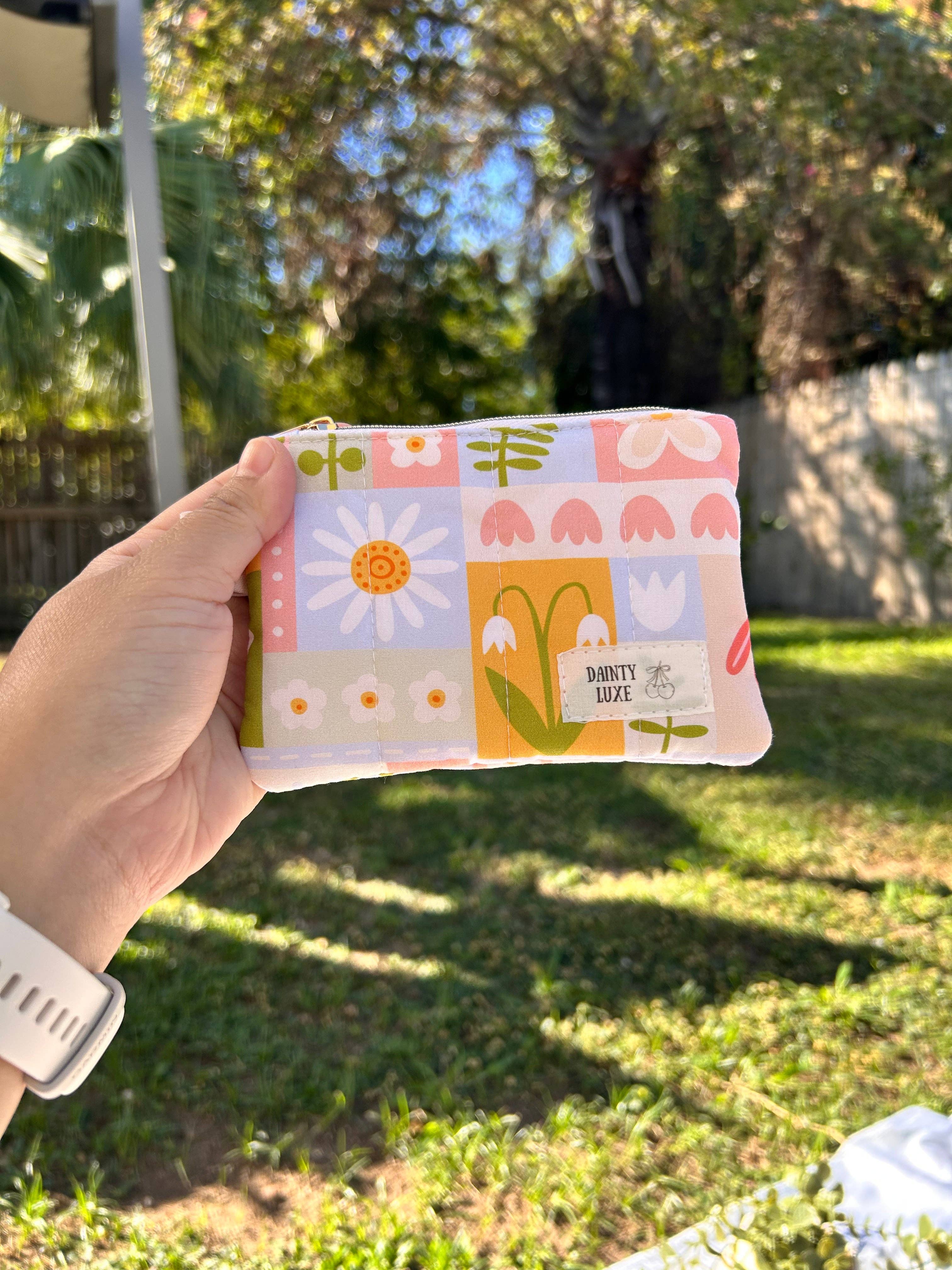 Spring Patchwork Coin Purse