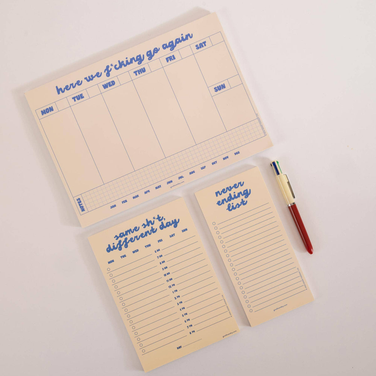 A5 Daily Planner Pad | Same Sh*t, Different Day