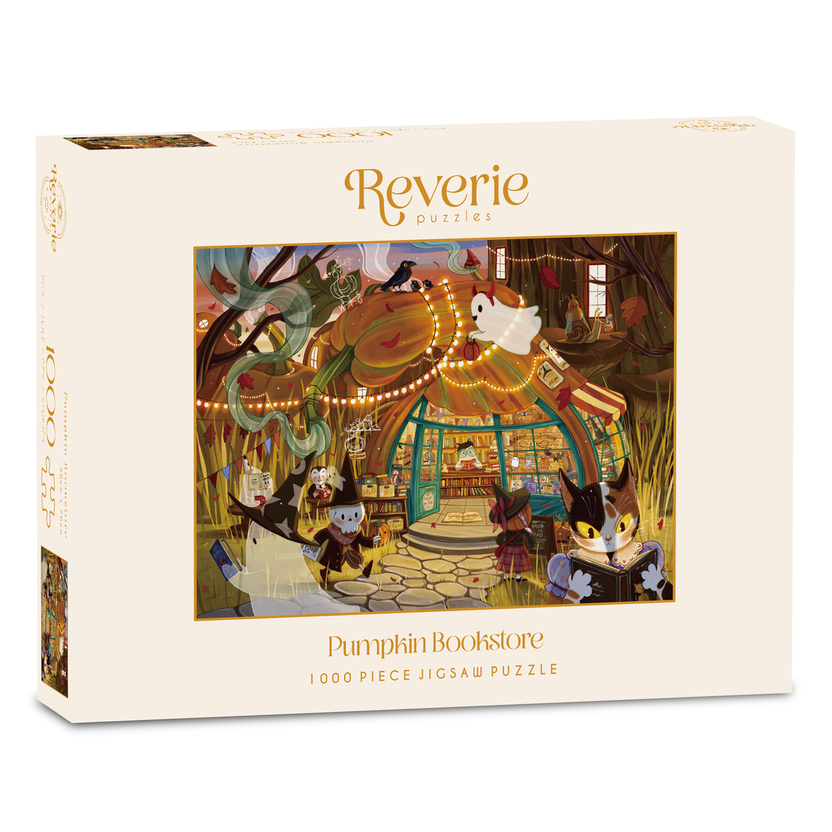 Pumpkin Bookstore Jigsaw Puzzle (1000 Pieces)