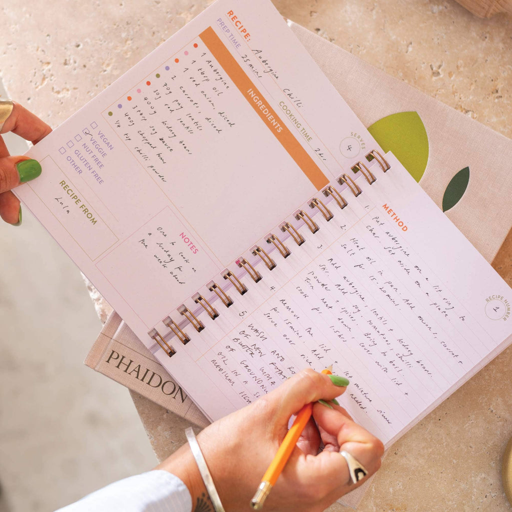 Recipe Book Journal A5 | Hardback | Kitchen Dancing