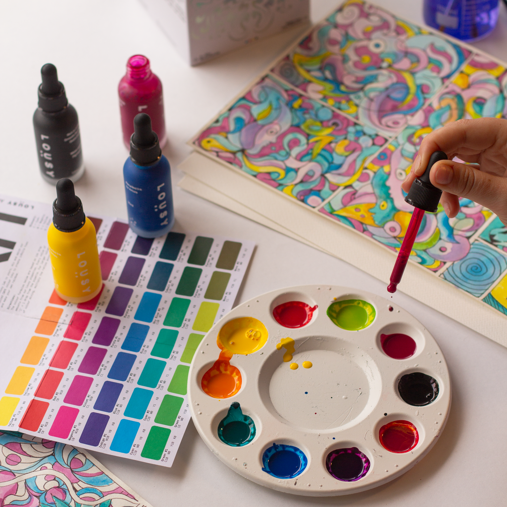 Lousy Ink — 30ml Recycled Artist Ink Colours: Indigo — 30ml