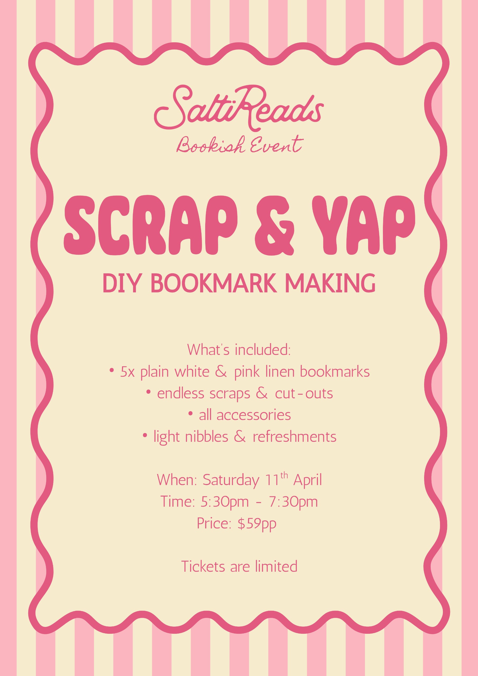 Scrap & Yap at Sat, Jun 20, 2026 05:30 PM